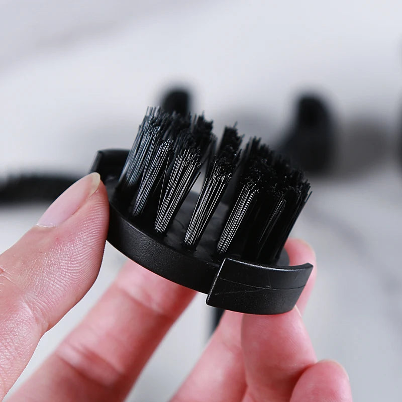 Coffee Machine Cleaning Brush for Espresso Group Head, Grinder & Filter Cleaning Tool with Spoon