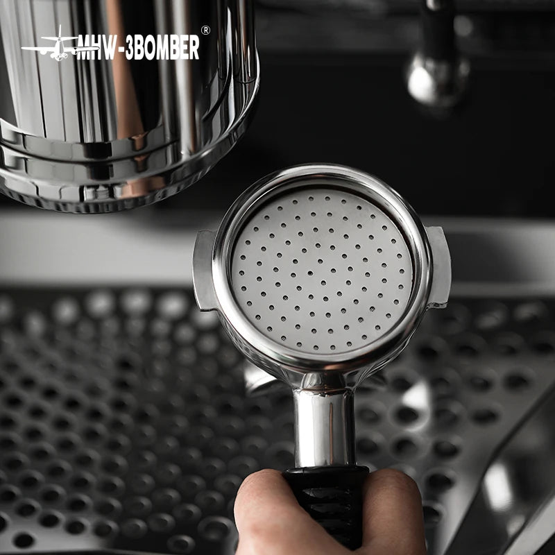 51/53/58.5mm Espresso Puck Screen Double Layer Metal Coffee Reusable Filter for Portafilter Basket