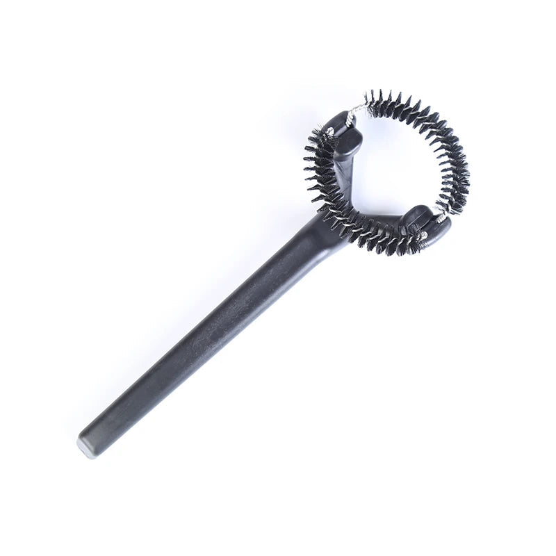 Coffee Machine Cleaning Brush for Espresso Group Head, Grinder & Filter Cleaning Tool with Spoon