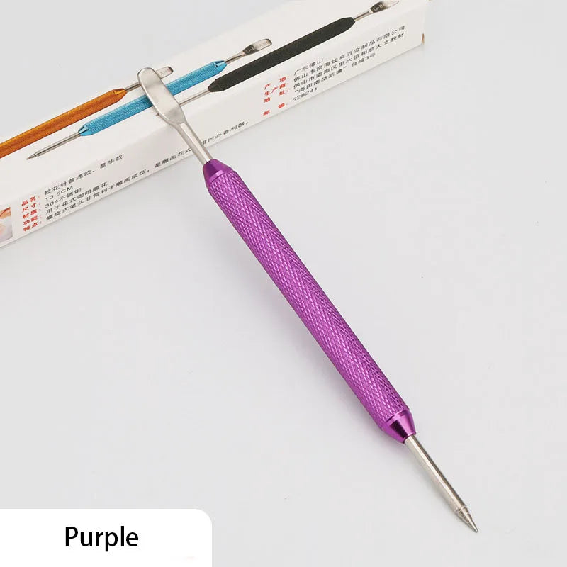 Stainless Steel Latte Art Needle Pen – DIY Coffee Decorative Tool for Baristas & Coffee Lovers