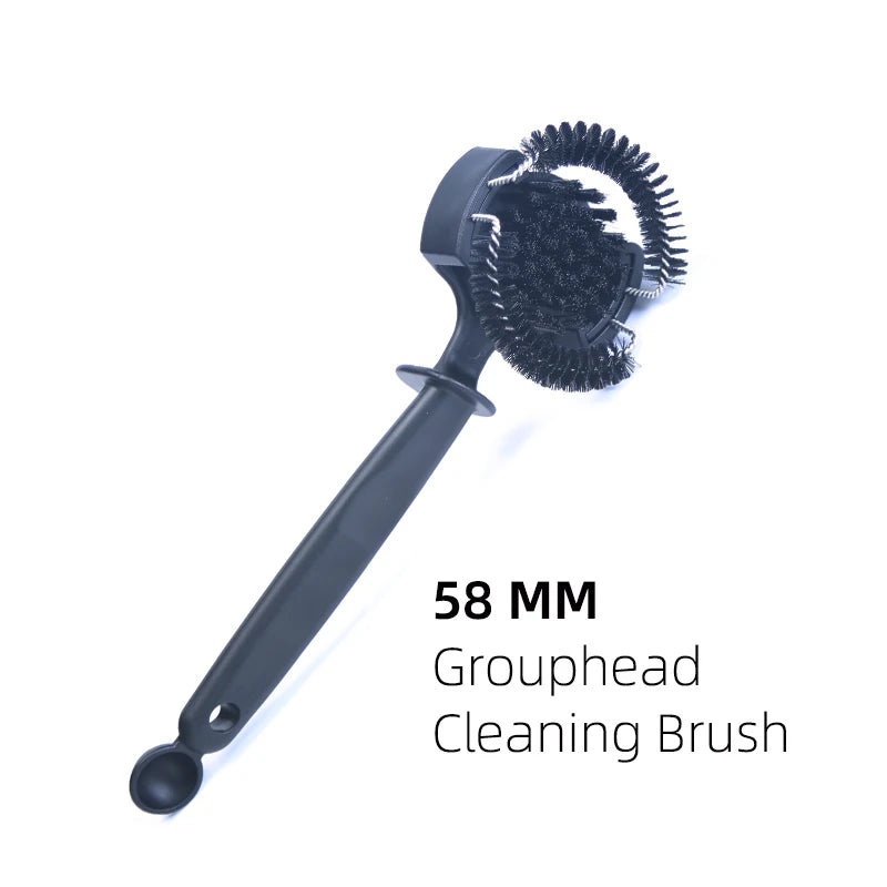 Coffee Machine Cleaning Brush for Espresso Group Head, Grinder & Filter Cleaning Tool with Spoon