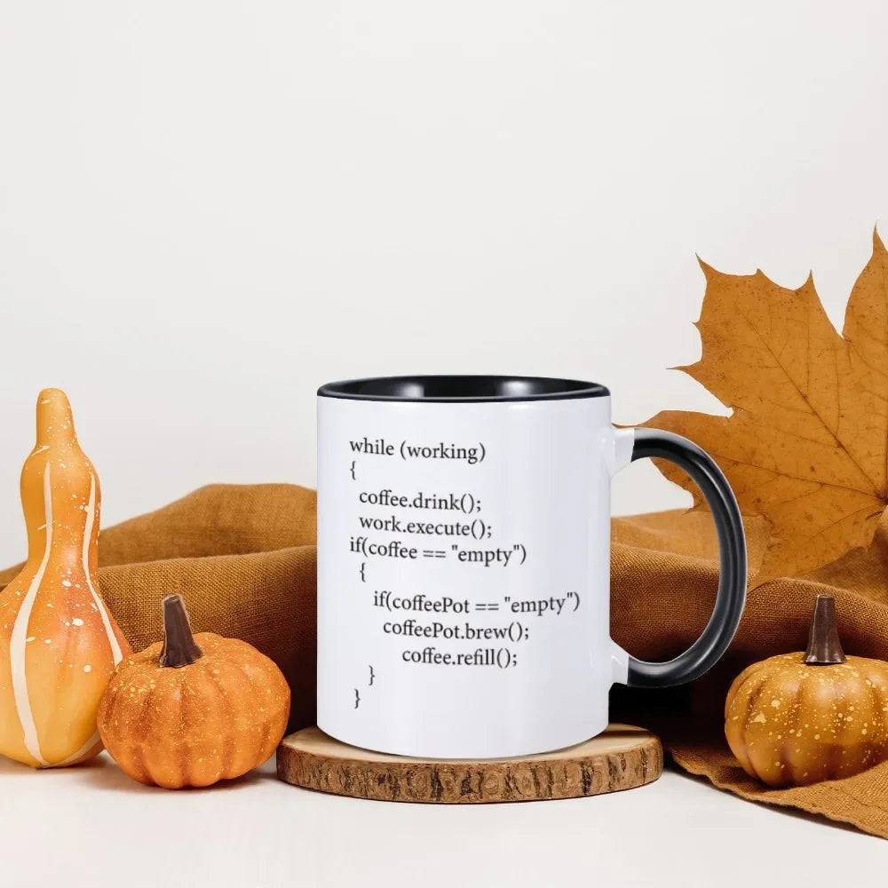 Coffee++ Program Mug Gift for Programmers Ceramic Cup Handle Color Gifts Milk Tea Drinkware