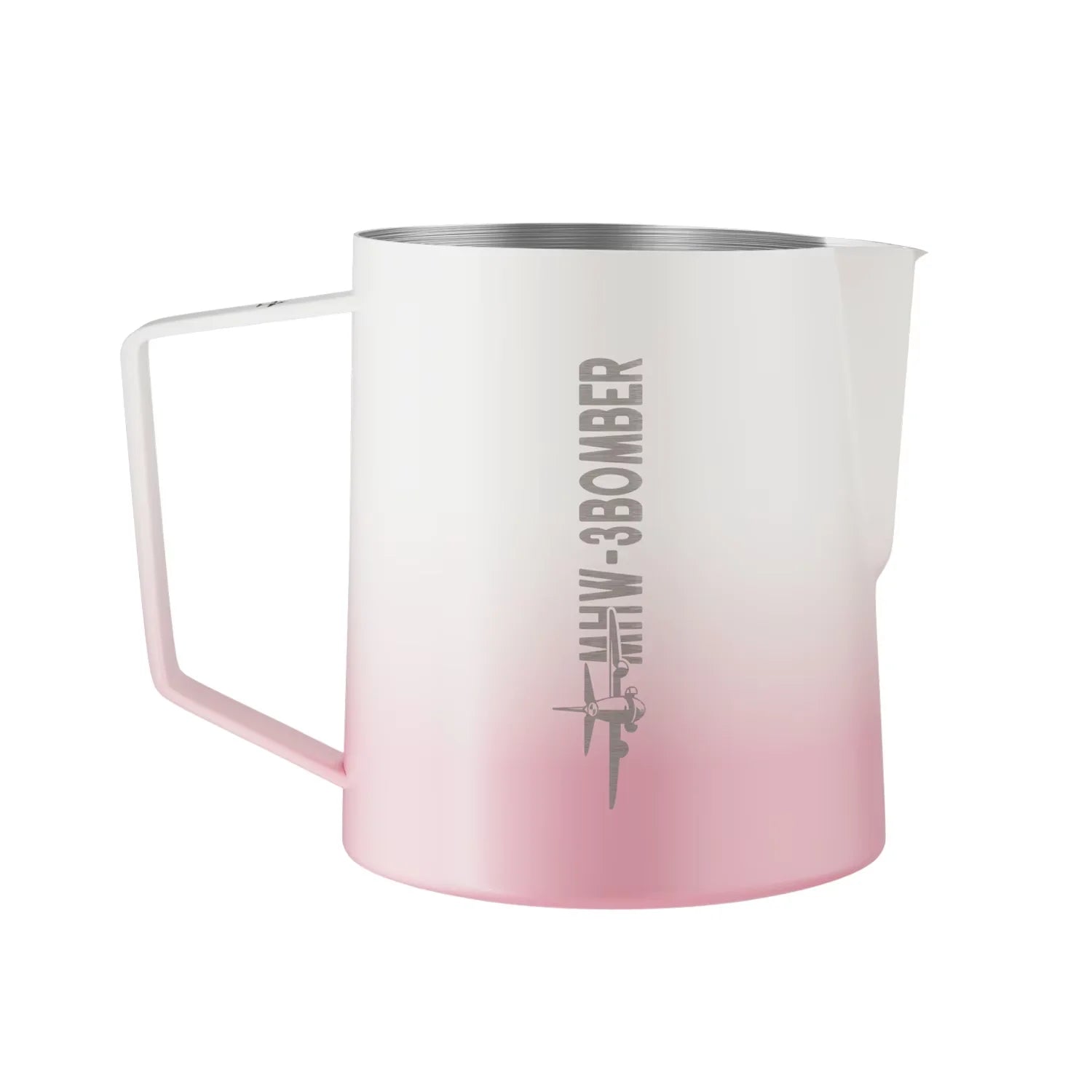 500ml Stainless Steel Milk Frothing Pitcher Red Latte Art Jug Barista Coffee Tool Durable