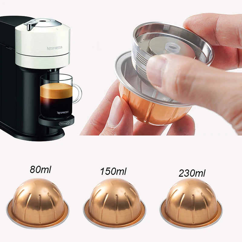 Reusable Coffee Pods for Vertuo Next® & Pop® | Coffee Lovers