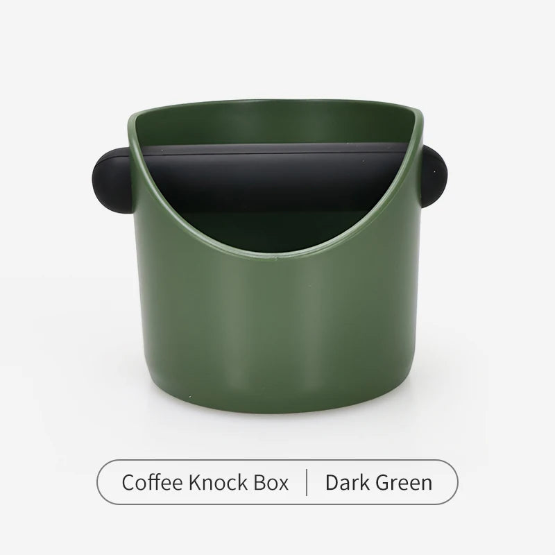 Espresso Knock Box Coffee Grounds Container | Non-Slip Dump Bin for Delonghi, Breville & Barista Use