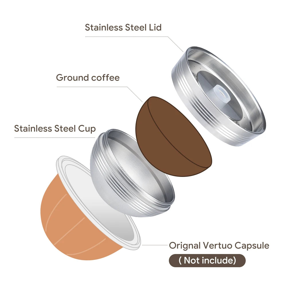 Reusable Coffee Pods for Vertuo Next® & Pop® | Coffee Lovers