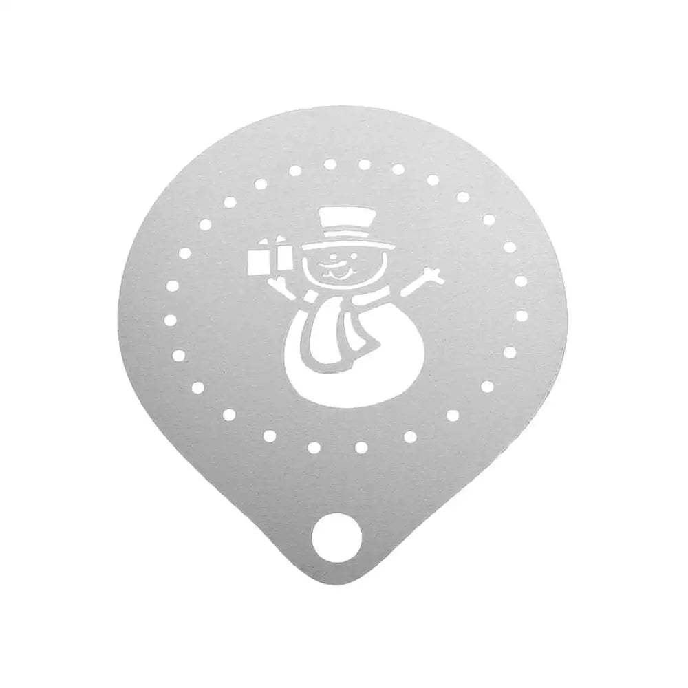 Coffee Latte Cappuccino Barista Stencils | Stainless Steel | Templates for DIY Coffee Art & Design