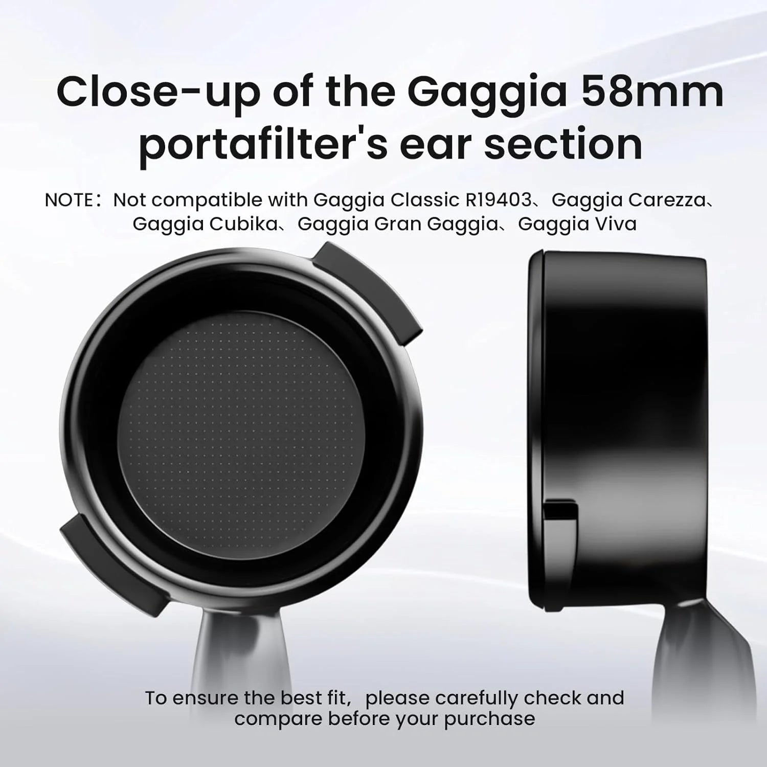 Bottomless Portafilter 58mm 54mm Naked Espresso Tool E61 Gaggia Breville Coffee Machines
