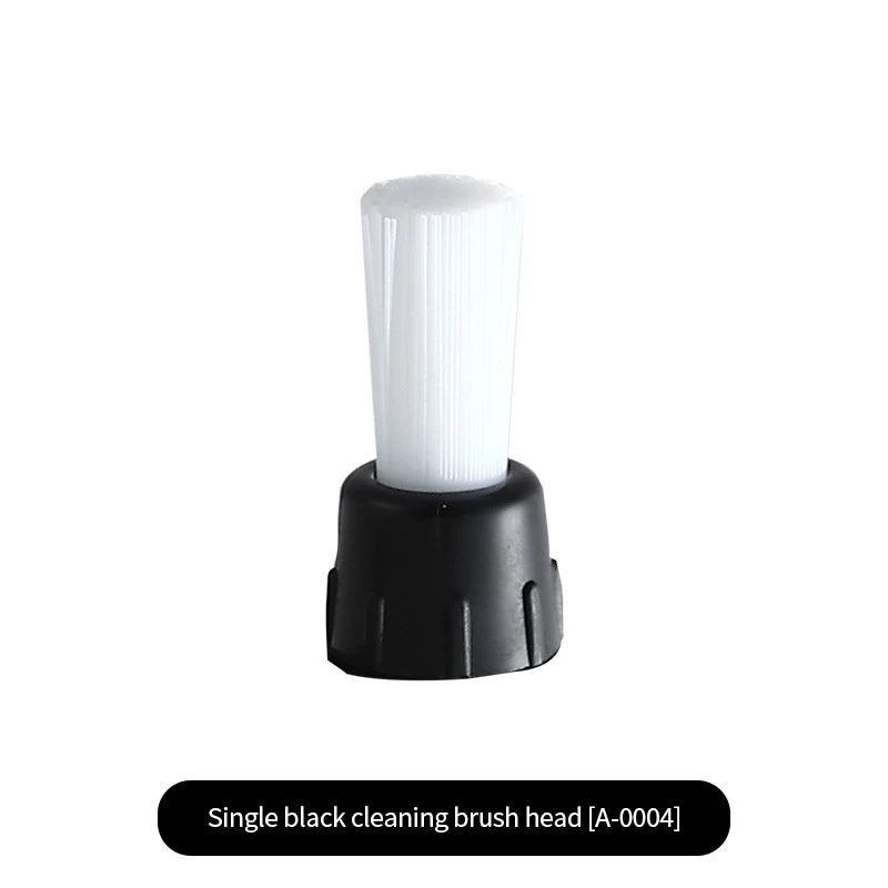 Coffee Machine Cleaning Brush with Spoon – Nylon Espresso Tool for Grounds & Group Head Cleaning