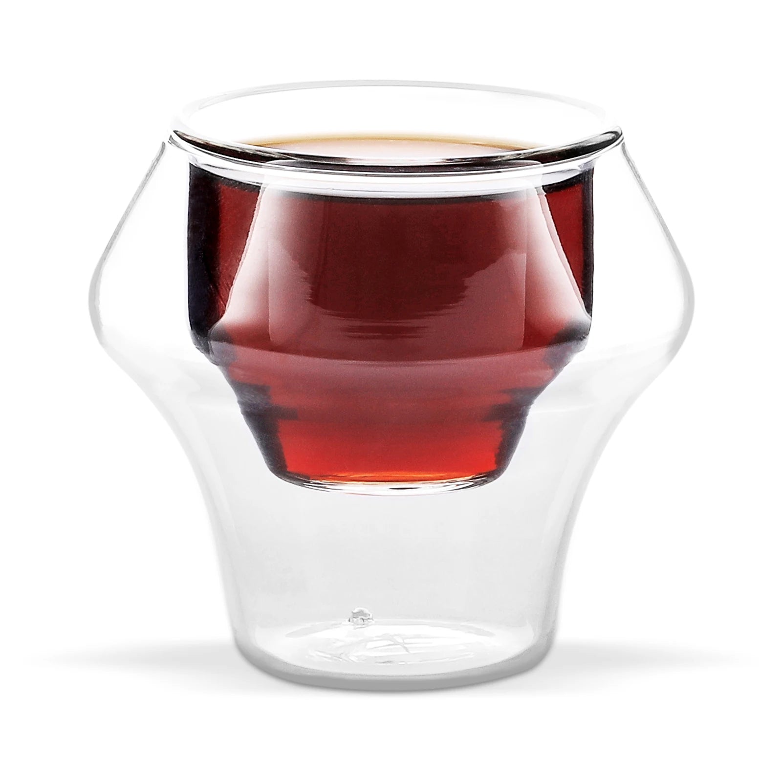 MHW-3BOMBER Double Wall Glass Espresso Cups Anti-scald Reusable Tea Mug Shot Glass Wine Home Barista