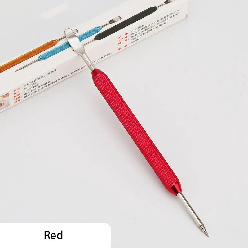 Stainless Steel Latte Art Needle Pen – DIY Coffee Decorative Tool for Baristas & Coffee Lovers
