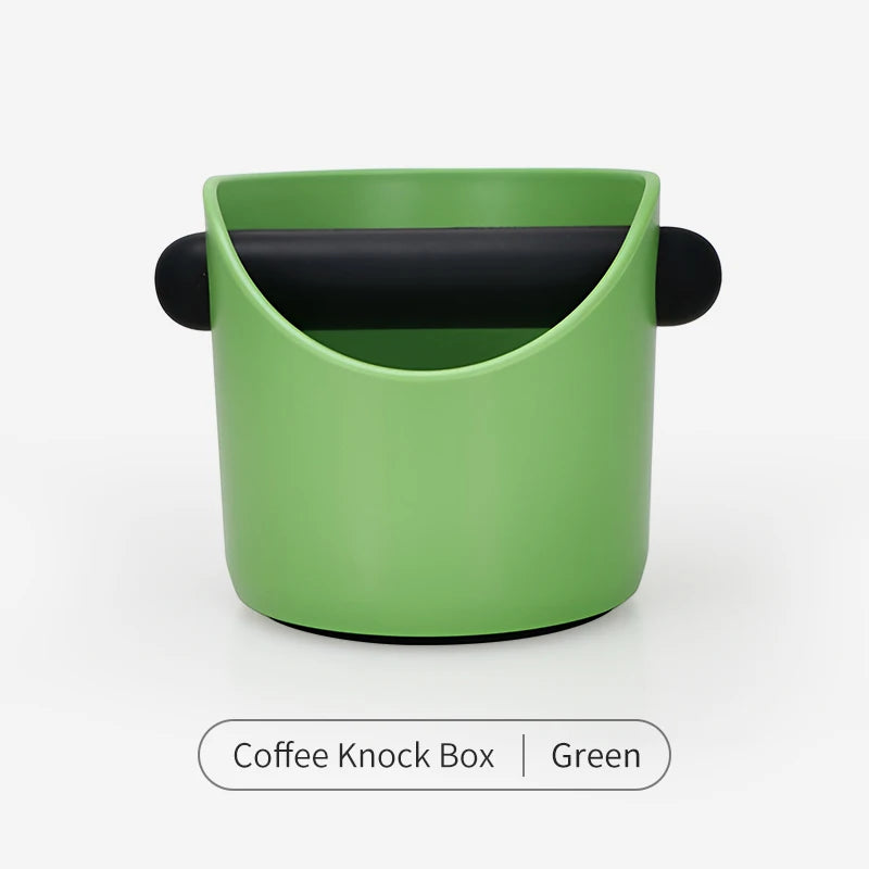 Espresso Knock Box Coffee Grounds Container | Non-Slip Dump Bin for Delonghi, Breville & Barista Use