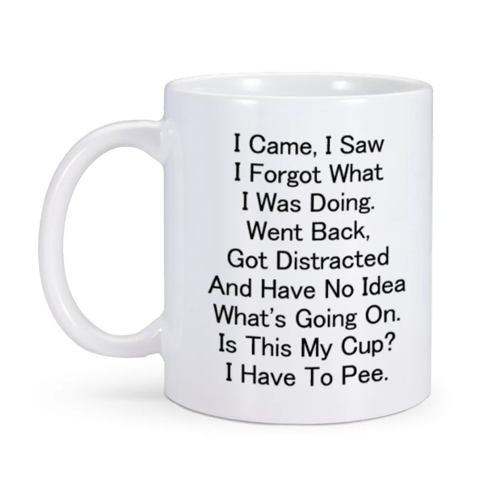 Funny Mug for Older People Coffee Mugs 325ml Ceramic Home Tea Cup Gift for Birthday or Christmas