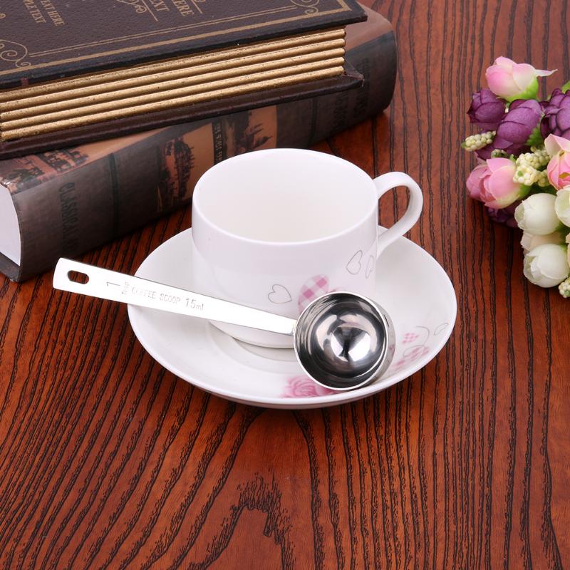 15ML/30ML Stainless Steel Coffee Scoop Tablespoon Measuring Spoons Tea Spoon