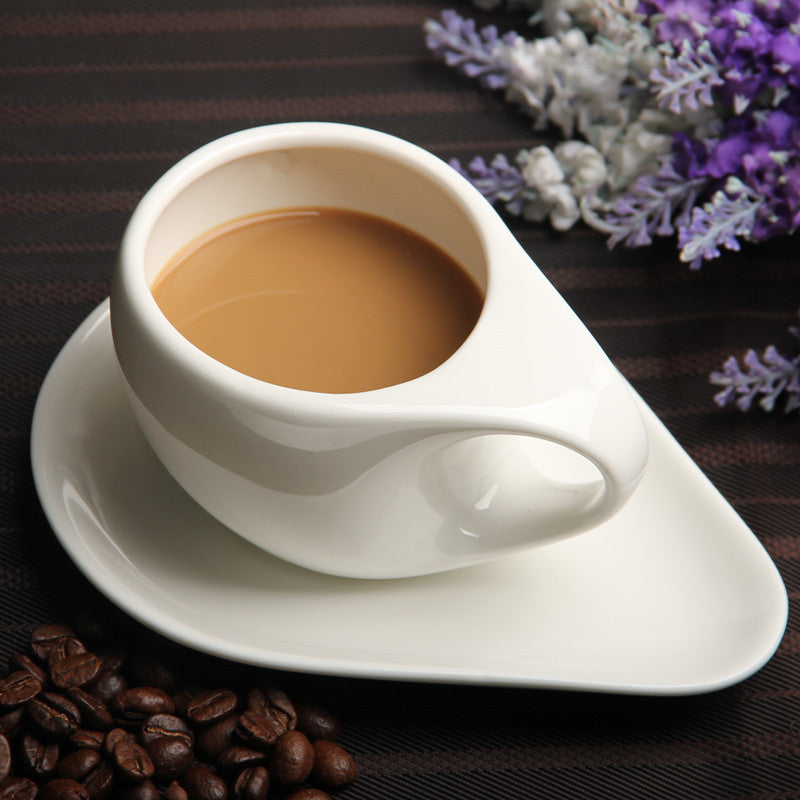 175ml white ceramic  coffee cup cappuccino american thickening garland product porcelain coffee