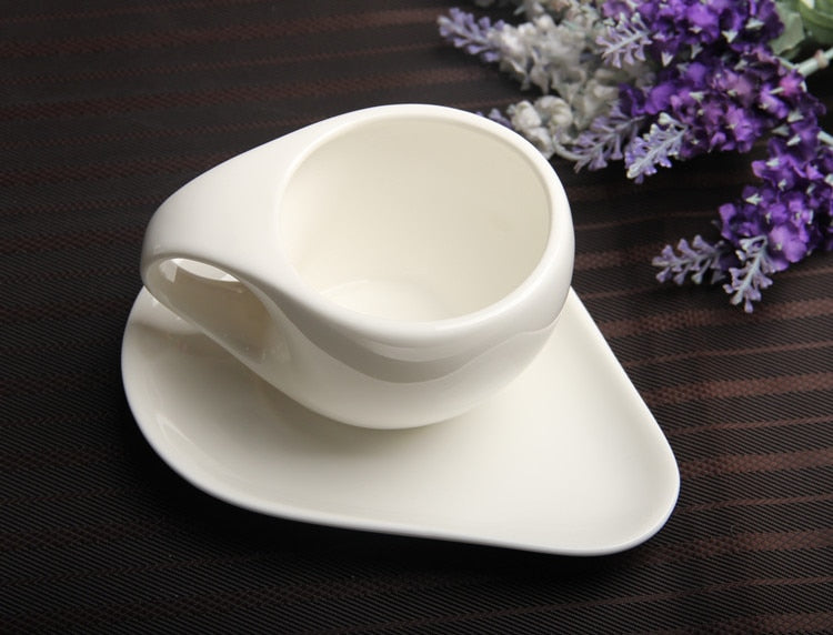 175ml white ceramic  coffee cup cappuccino american thickening garland product porcelain coffee