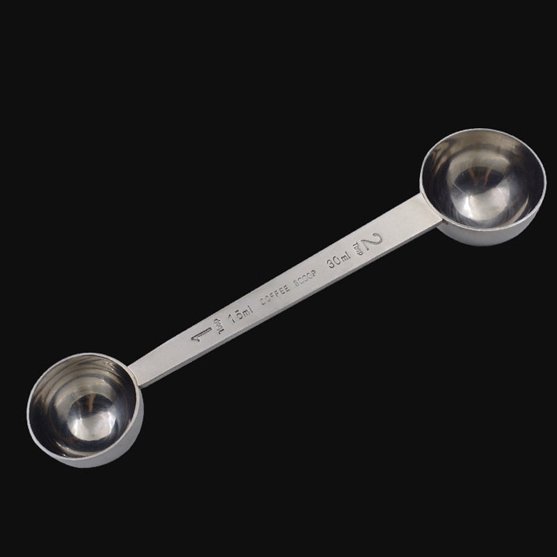 1Pc Stainless Steel Coffee Scoop Tea Coffee Measuring Spoon Double End Sugar Coffee Spoon Tablespoon