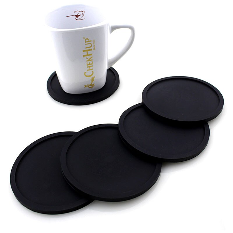 1pcs Silicone Insulation Coffee Tamper Mat Non-slip Heat Resistant Placemat Tray Drink Glass Coaster