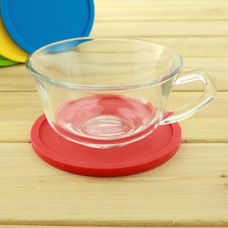 1pcs Silicone Insulation Coffee Tamper Mat Non-slip Heat Resistant Placemat Tray Drink Glass Coaster