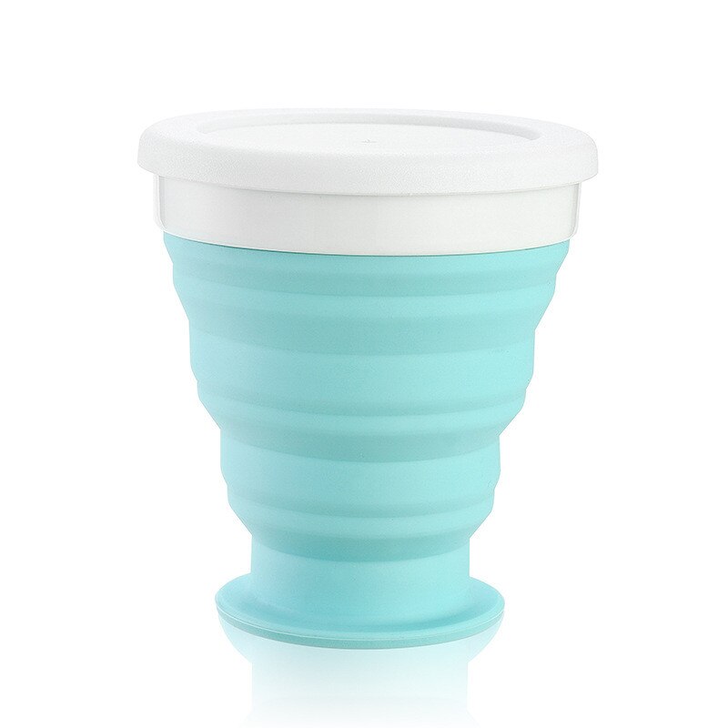250 ml Folding Silicone Portable Silicone Telescopic Drinking Collapsible Coffee Cup Folding