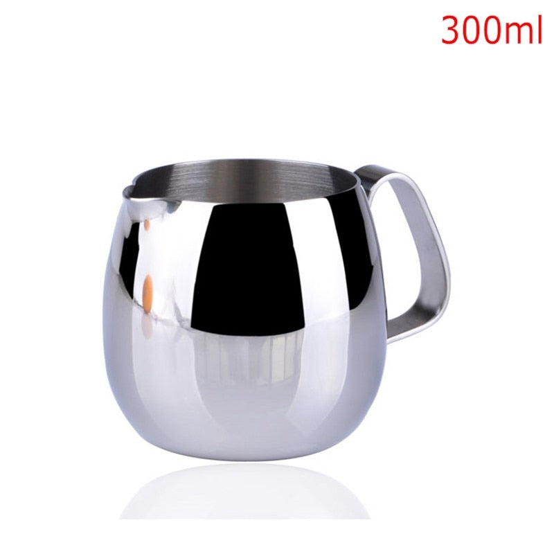 300ml 350ml 600ml Stainless Steel Coffee Pitcher Barista gear 3 types choice Kitchen Coffee Milk