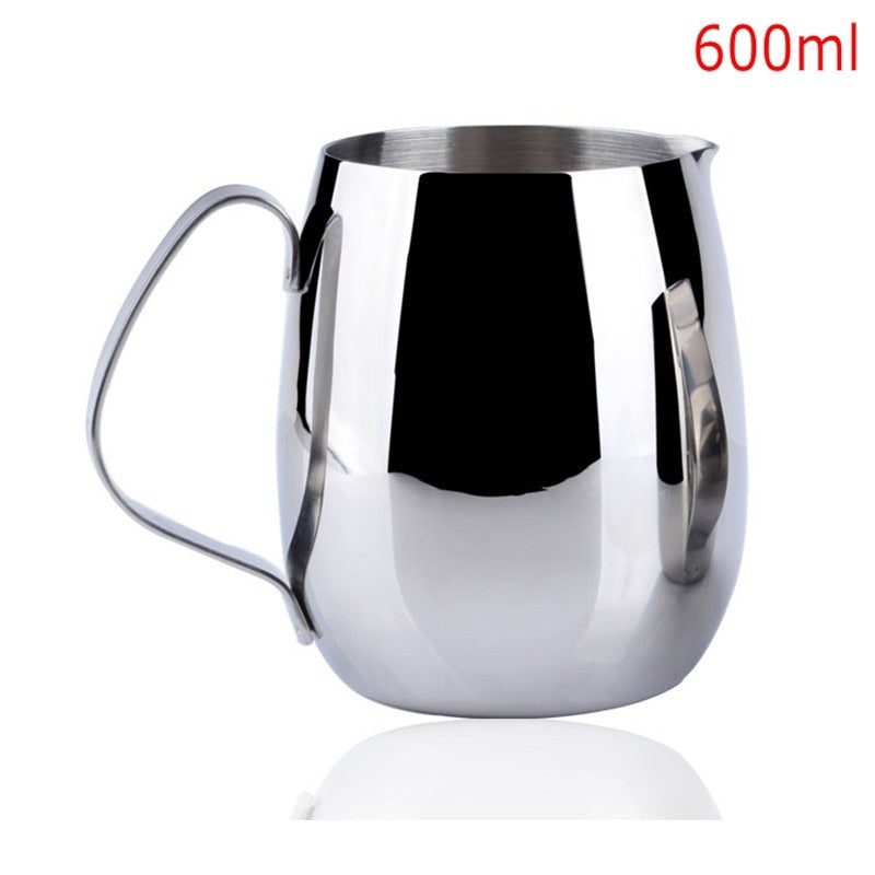300ml 350ml 600ml Stainless Steel Coffee Pitcher Barista gear 3 types choice Kitchen Coffee Milk