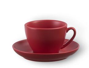 300ml colorful fashion quality ceramic Coffee Cup and Saucer matte finish cappuccino cups latte cups