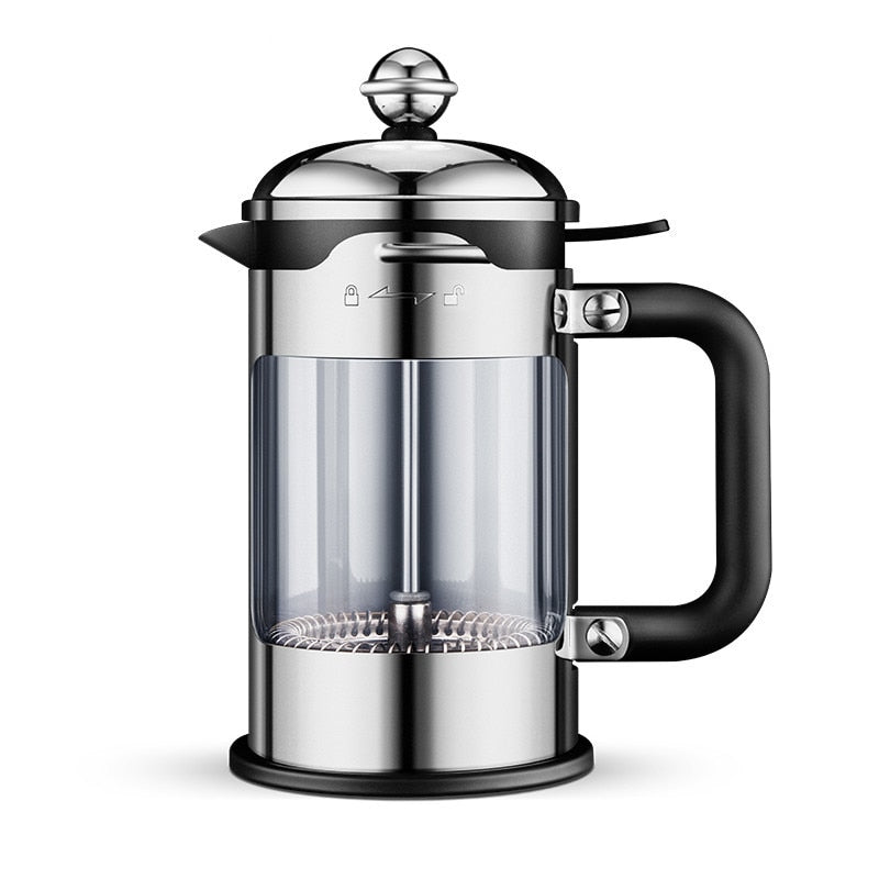 304 French Press Coffee Maker Best Double Walled Stainless Steel Cafetiere Insulated Coffee Tea