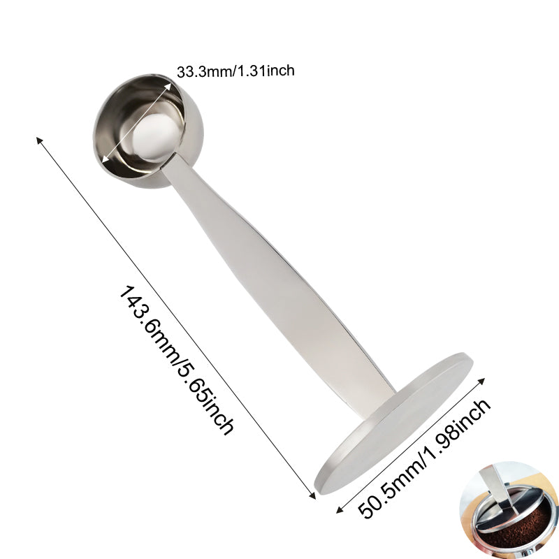 304 Stainless Steel Coffee Filter Basket Single 1 Cup Double 2 Cup 51/58mm Portafilter