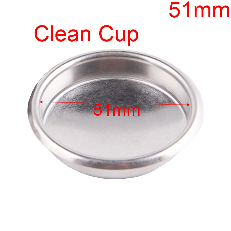 304 Stainless Steel Coffee Filter Basket Single 1 Cup Double 2 Cup 51/58mm Portafilter