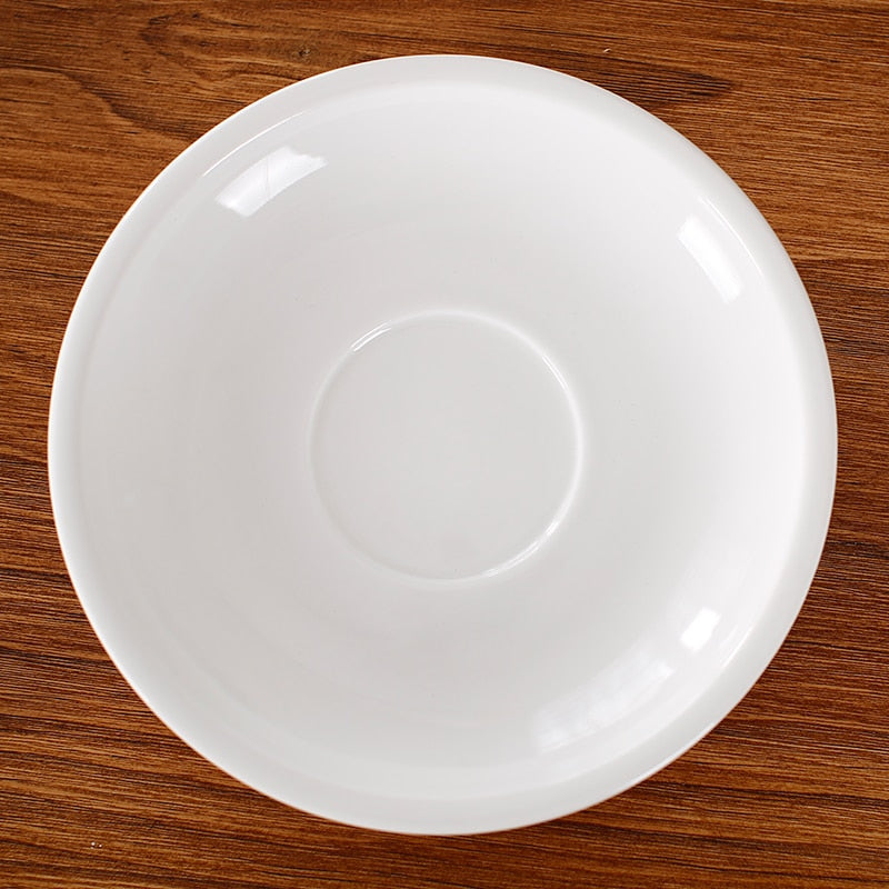 320 ml Barista latte art cup and saucer for WLAC championship hiroshi cup porcelain white cups