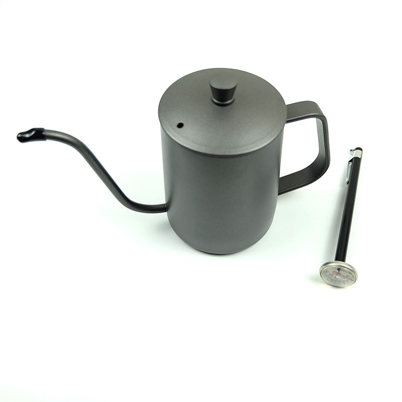 350ml/600ml Coffee Tea Pot 304 Stainless Steel Long Narrow Gooseneck Spout Kettle Hand Drip Kettle