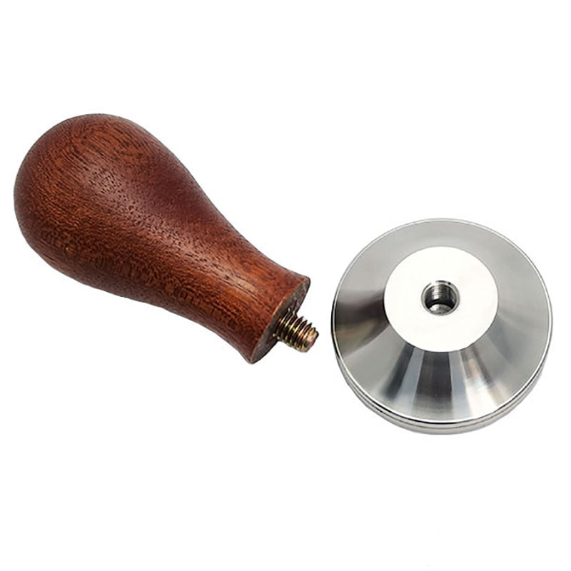 51/53/58mm 304 Stainless Steel Coffee Powder Tamper Hammer 3 Angle Tampers Double Mat Portafilter