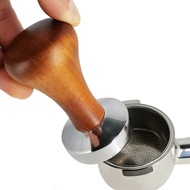 51mm/53mm/58mm Coffee Barista Espresso Flat Tamper Base Press Mat Dosing Ring Portafilter Holder
