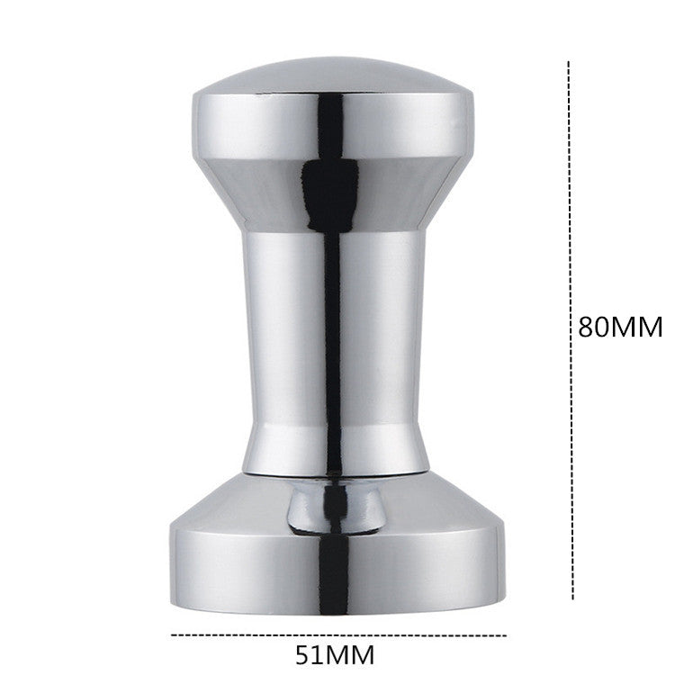 51mm Solid Stainless Steel Heavy Flat Plated Base Coffee Tamper for Espresso DIY