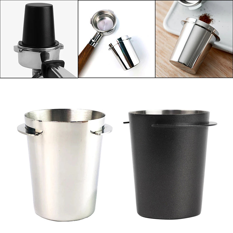 58mm 51mm Coffee Dosing Cup Sniffing Mug Wear Resistant Stainless Steel Coffee Dosing Cup