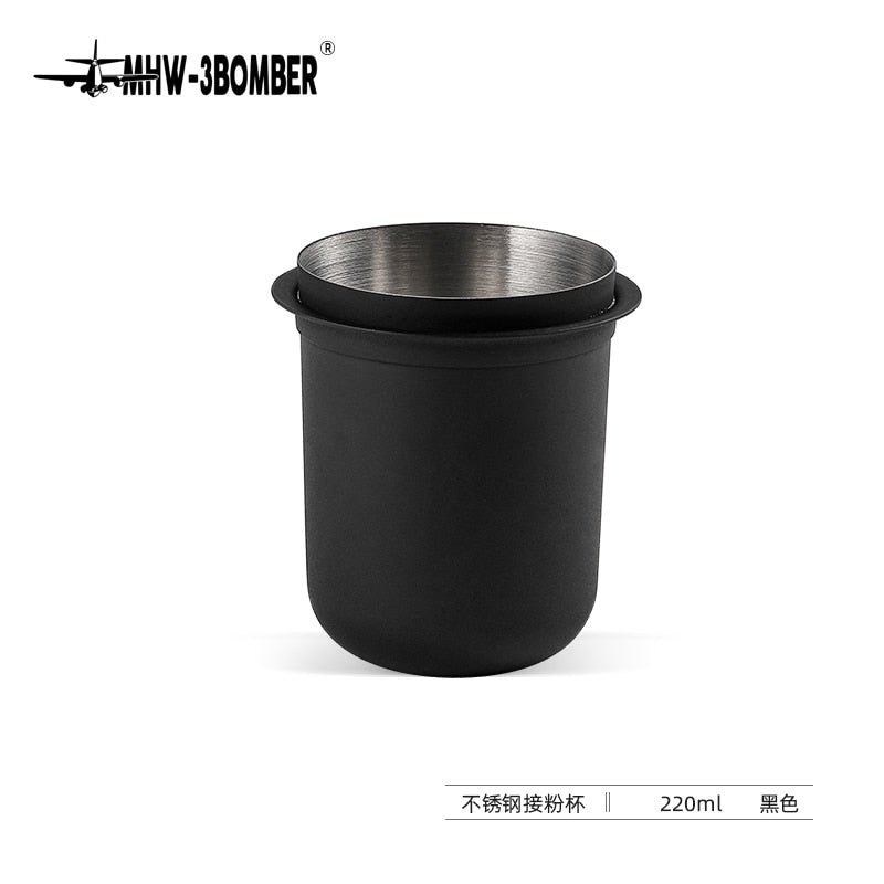 58mm Stainless Steel Dosing Cup Coffee Sniffing Mug Powder Feeder Fit Espresso Machine Portafilter