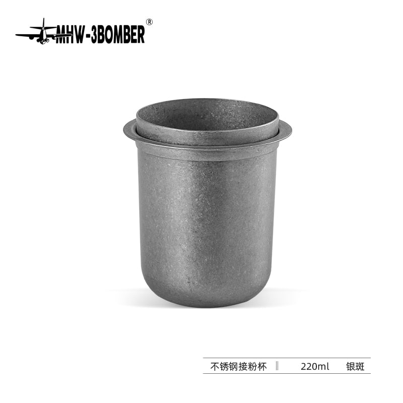 58mm Stainless Steel Dosing Cup Coffee Sniffing Mug Powder Feeder Fit Espresso Machine Portafilter