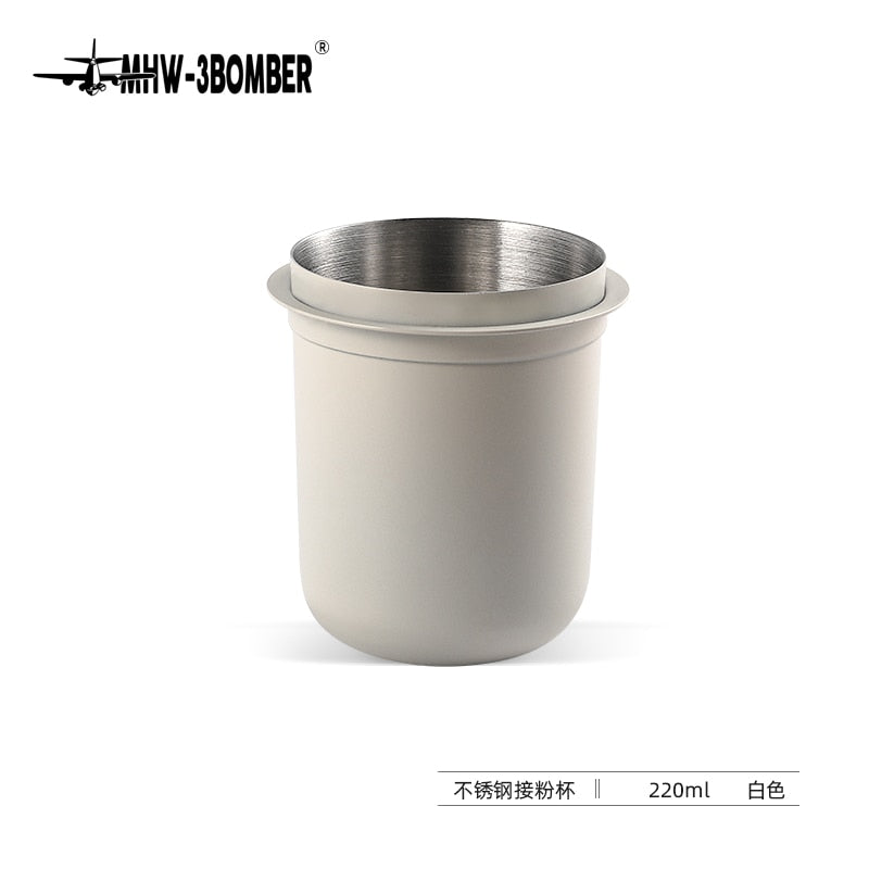 58mm Stainless Steel Dosing Cup Coffee Sniffing Mug Powder Feeder Fit Espresso Machine Portafilter