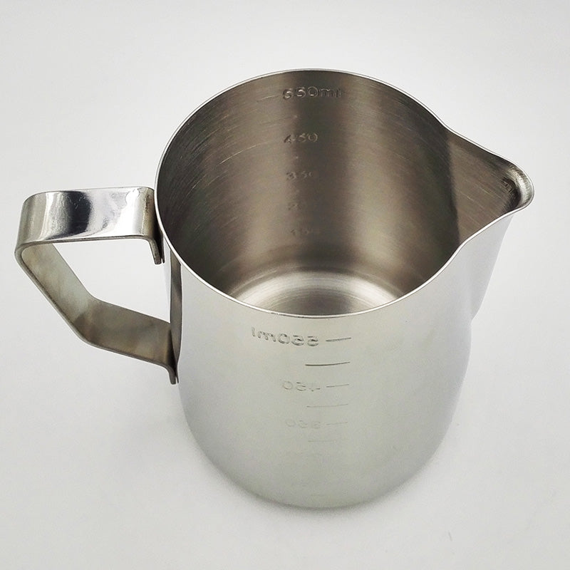 600ml Stainless Steel Espresso Coffee Pitcher Barista Kitchen Home Craft Scale Coffee Latte Milk