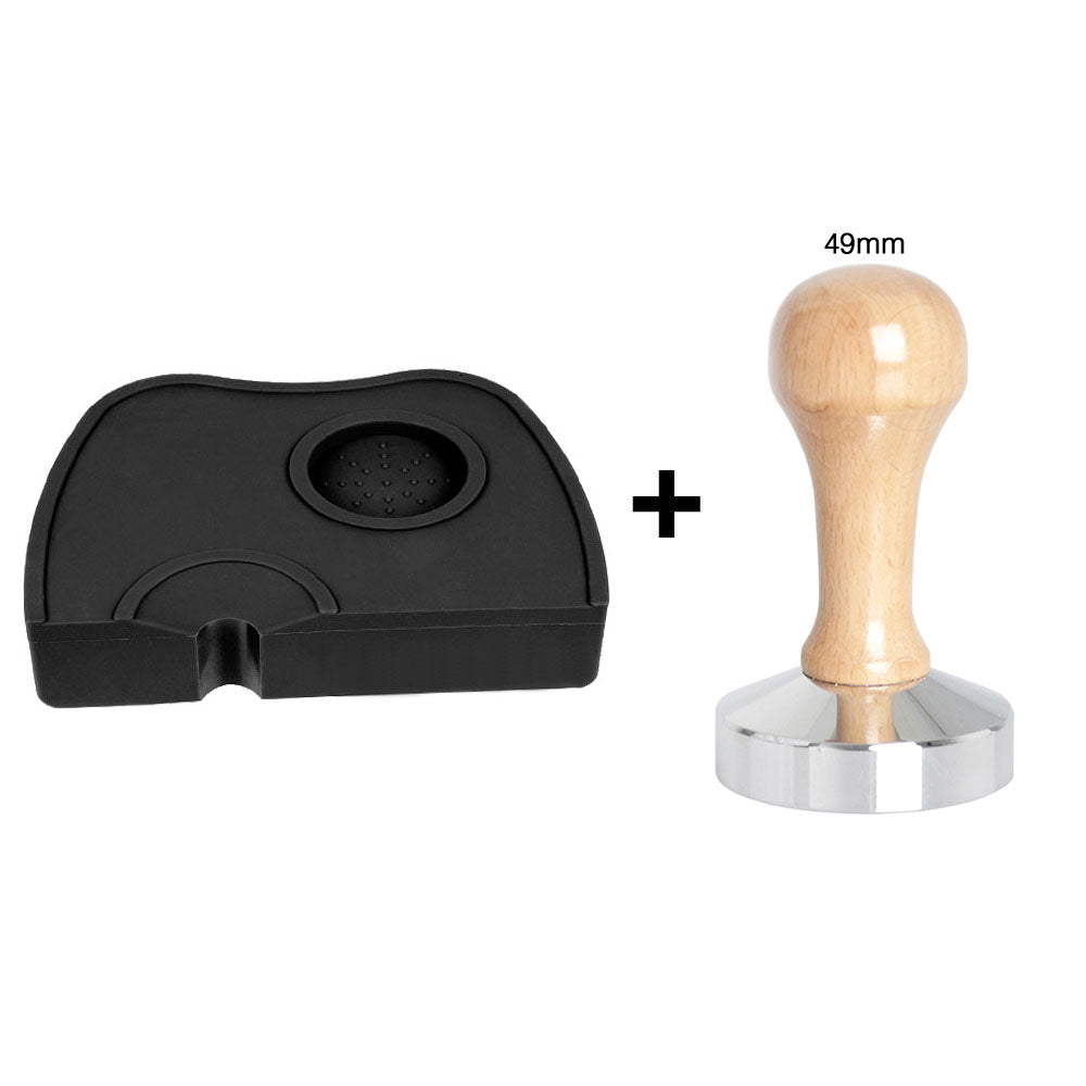 AREYOUCAN Silicone Coffee Tamper Mat Holder Espresso Maker Support Base Non-Slip Flexible Corner Mat