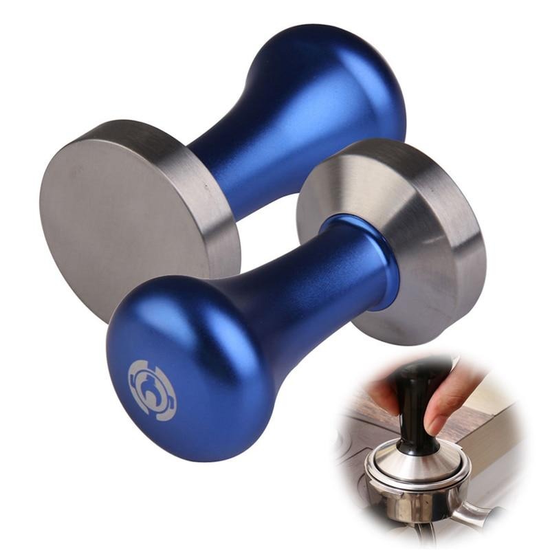 Asipartan 1pc 49/51/53/57.5/58mm Stainless Steel Coffee Tamper Barista Espresso Maker Pressure