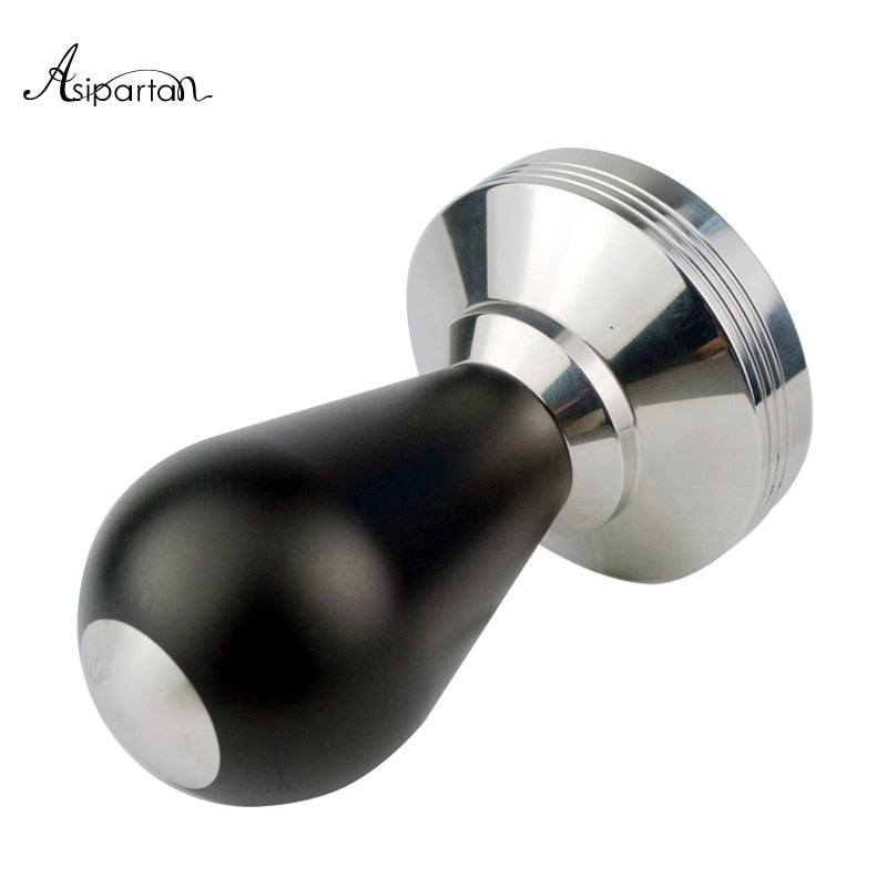 Asipartan 58mm Devil Coffee Tamper Stainless Steel Space Aluminum Coffee Grinder Barista Espresso