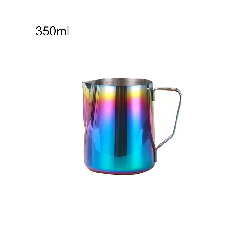 Asipartan Stainless Steel Milk Frothing Jug Espresso Coffee Pitcher Cup 350/600ml Cappuccino Latte