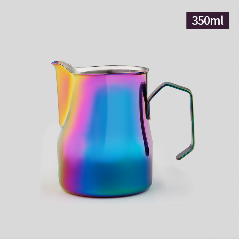 Asipartan Stainless Steel Milk Frothing Jug Espresso Coffee Pitcher Cup Milk Foam Jugs Coffee Pull