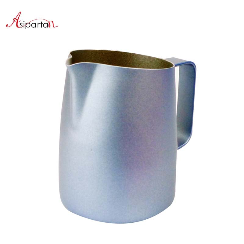 Asipartan Stainless Steel Milk Frothing Jugs Espresso Coffee Pitcher Cup Cappuccino Latte Pull