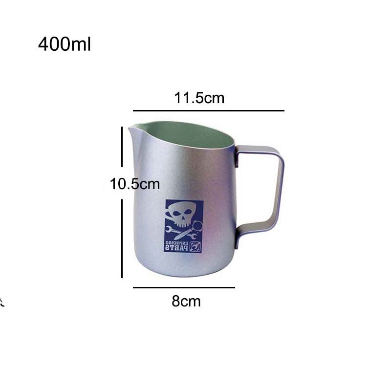 Asipartan Stainless Steel Milk Frothing Jugs Espresso Coffee Pitcher Cup Cappuccino Latte Pull