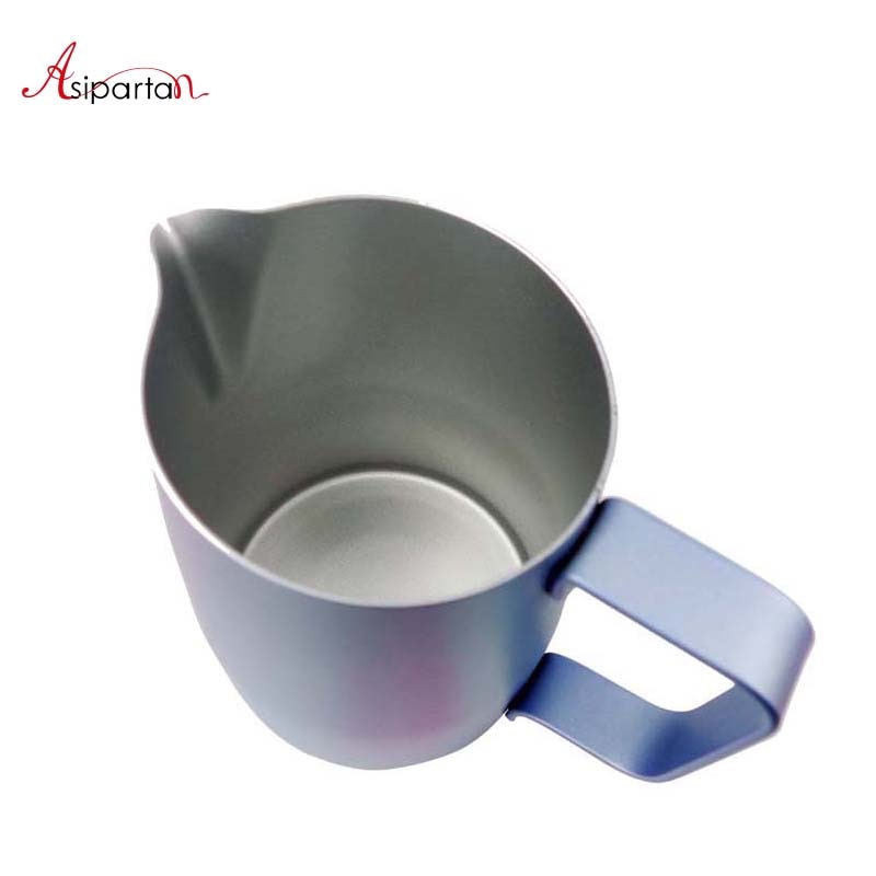 Asipartan Stainless Steel Milk Frothing Jugs Espresso Coffee Pitcher Cup Cappuccino Latte Pull