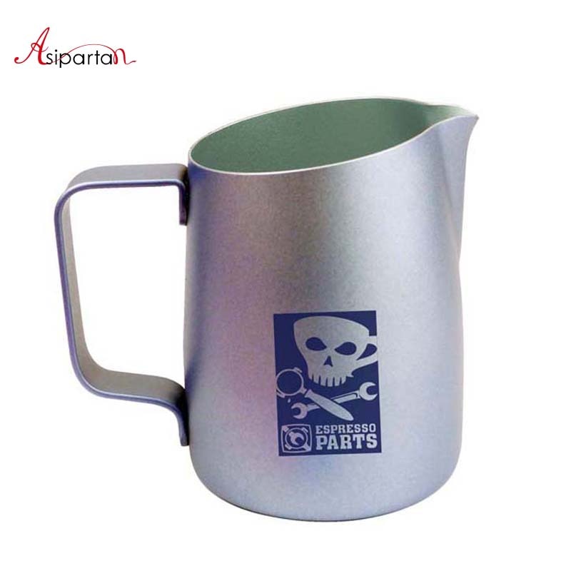 Asipartan Stainless Steel Milk Frothing Jugs Espresso Coffee Pitcher Cup Cappuccino Latte Pull
