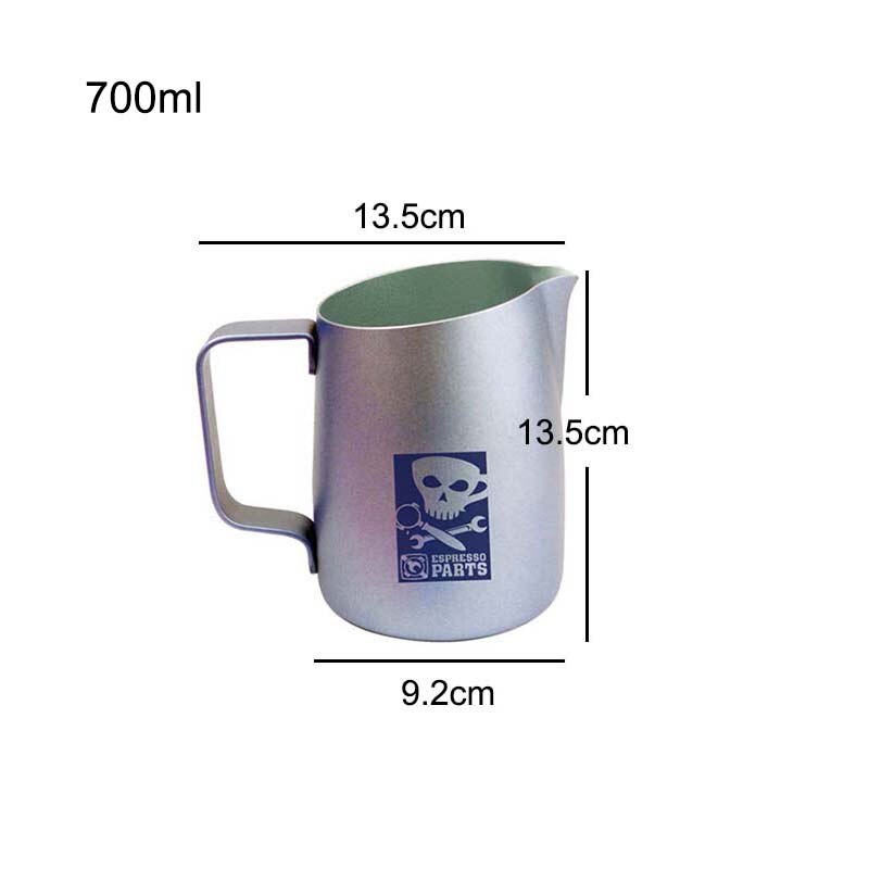 Asipartan Stainless Steel Milk Frothing Jugs Espresso Coffee Pitcher Cup Cappuccino Latte Pull